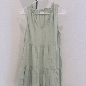 Wilfred Sage Green Mini Dress